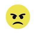 Grimmiger Smiley