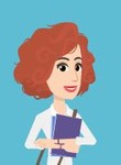 Portrait Sybille Schwarz Das Bild zeigt ein Portrait der Lehrerin Sybilly Schwarz. Sie hat braune, schulterlange, glatte Haare, schaut freundlich in die Kamera und hält eine weiße und eine grüne Mappe im Arm.