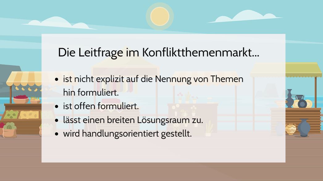 Leitfragen Konfliktthemenmarkt