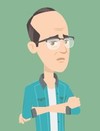 Strichzeichnung: Teilnehmer Florian Heuser